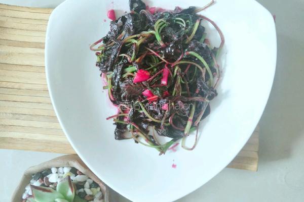 清炒小米菜的做法图解5