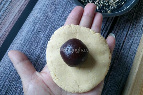 红薯豆沙饼的做法图解13