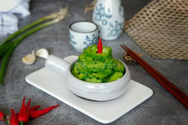 清拌苦瓜的做法图解8