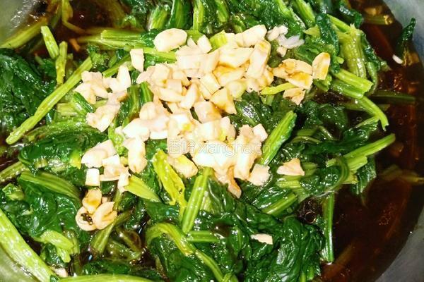 菠菜花生米的做法图解11