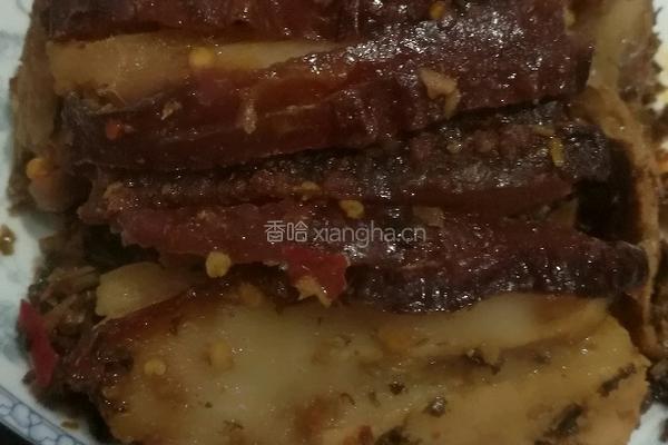 盐菜扣肉的做法图解6