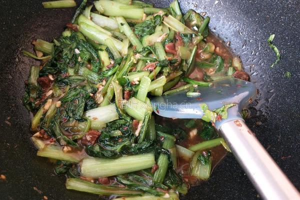 香菇酱炒小白菜的做法图解6