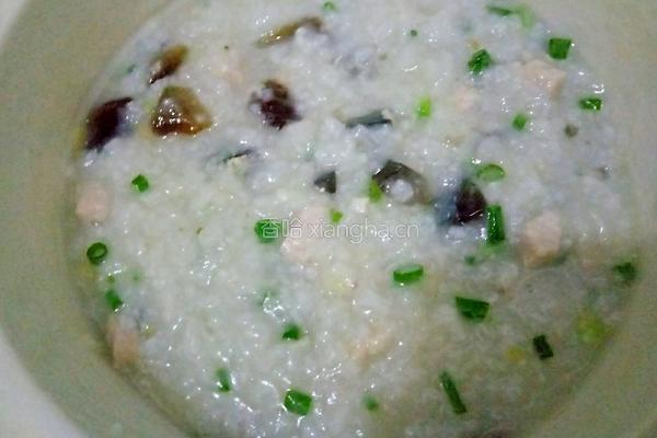 皮蛋瘦肉粥的做法图解8