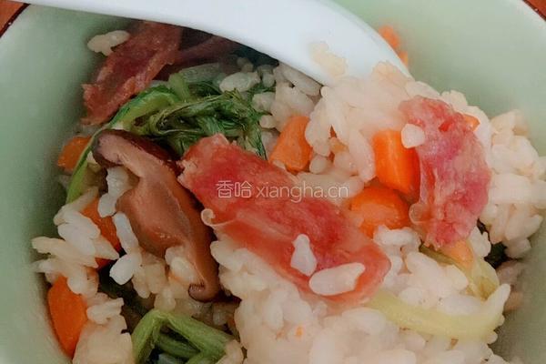 懒人腊肠饭的做法图解9