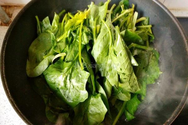 菠菜拌粉丝的做法图解3