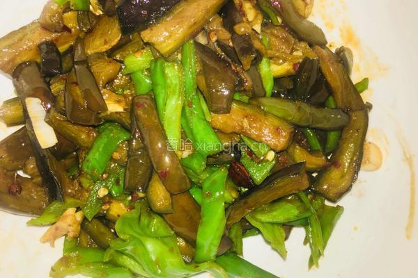 青椒茄子丝的做法图解6