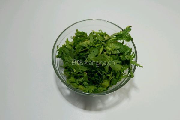 茼蒿鸡肉藜麦饭的做法图解5
