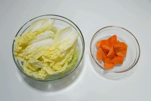 上汤花蛤娃娃菜的做法图解2