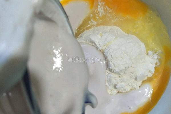 酸奶鸡蛋饼的做法图解2