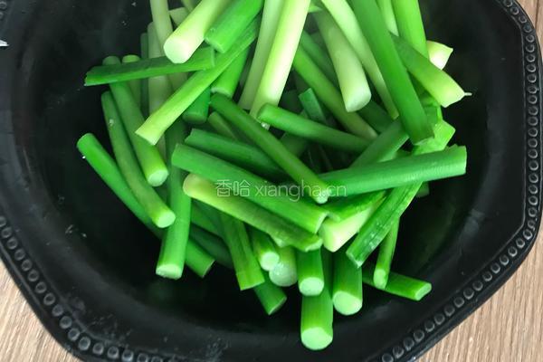 蒜苔炒猪肝的做法图解5