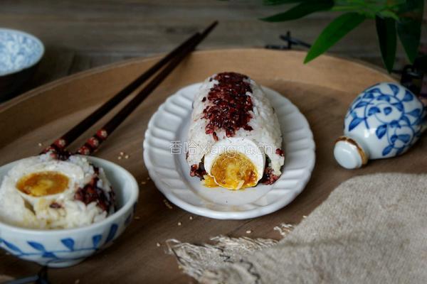 鸭蛋双米饭团的做法图解8