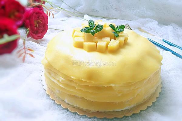 芒果千层蛋糕的做法图解28