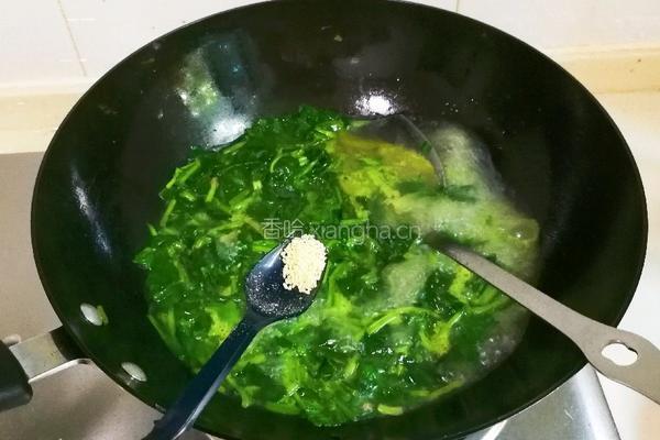 菜油肉丝菠菜汤的做法图解10