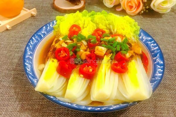 响油娃娃菜的做法图解9