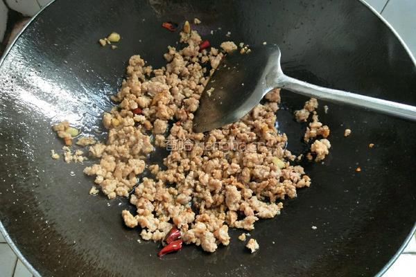 肉末炒长豆角的做法图解8
