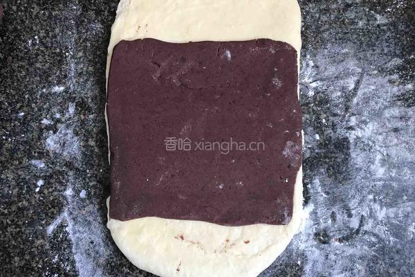红豆沙大理石土司的做法图解8