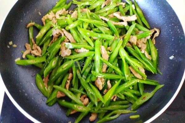 四季豆炒肉丝的做法图解16