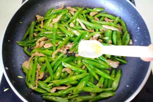四季豆炒肉丝的做法图解18