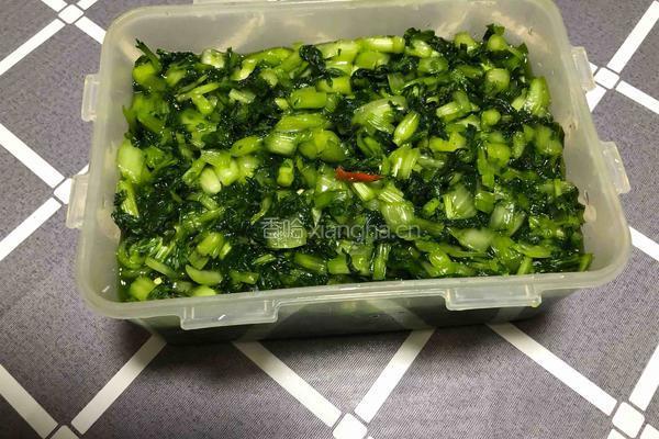 爆腌菜的做法图解5