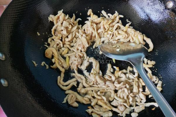 双椒炒鸡丝的做法图解9