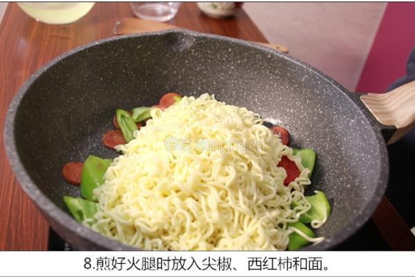 炒方便面的做法图解8