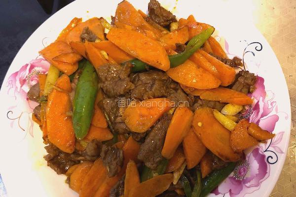 牛肉炒胡萝卜（芹菜、洋葱）的做法图解6