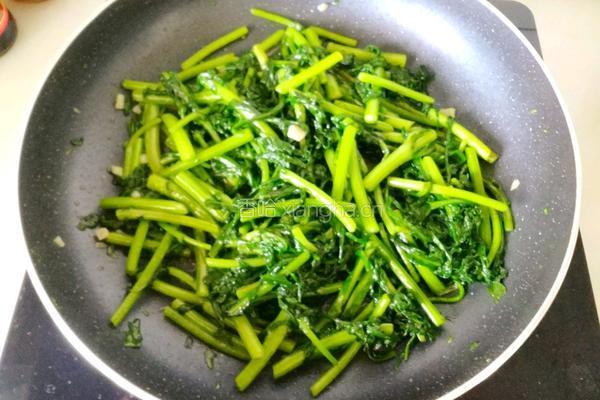 蒜蓉茼蒿的做法图解9