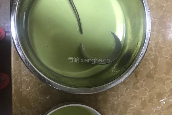 抹茶榴莲千层的做法图解4