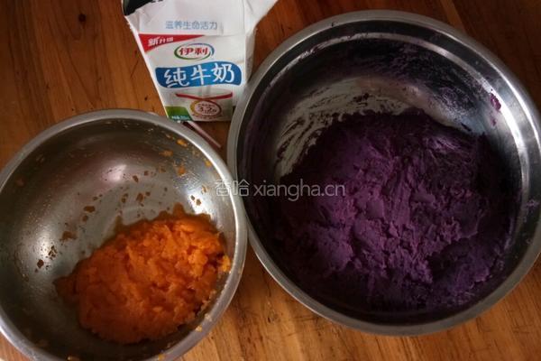 糯米紫薯球的做法图解6