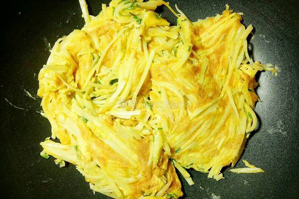 土豆鸡蛋饼的做法图解8