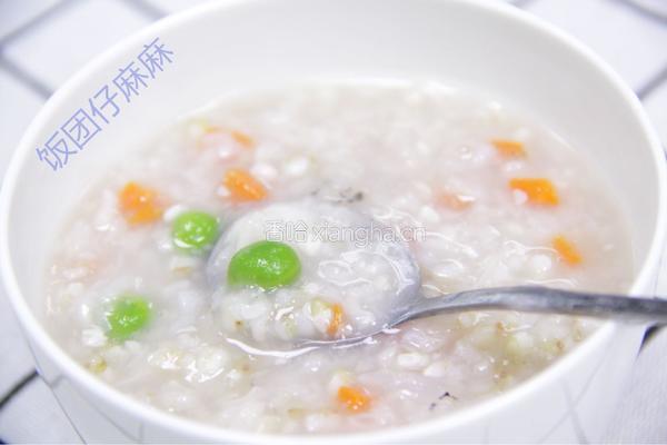 杂蔬藜麦鳕鱼粥的做法图解8