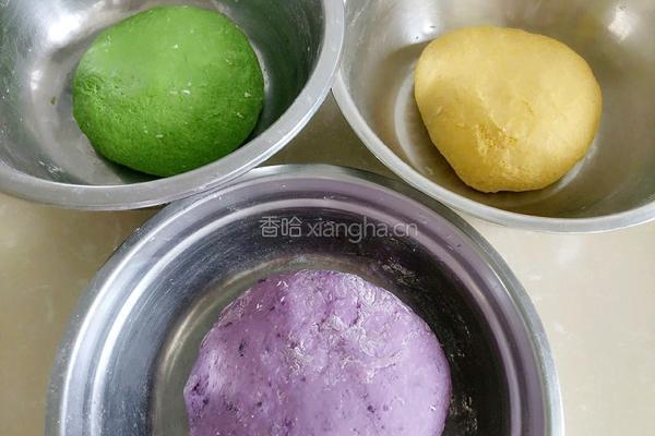 彩色发糕的做法图解4