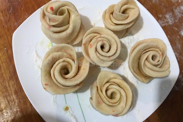 亚麻籽油花卷的做法图解8