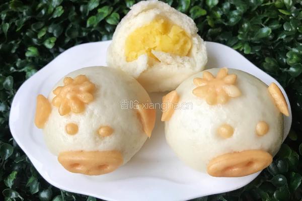 小猪奶黄包的做法图解27