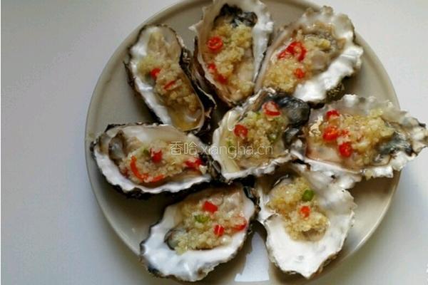 蒜蓉蒸生蚝的做法图解5