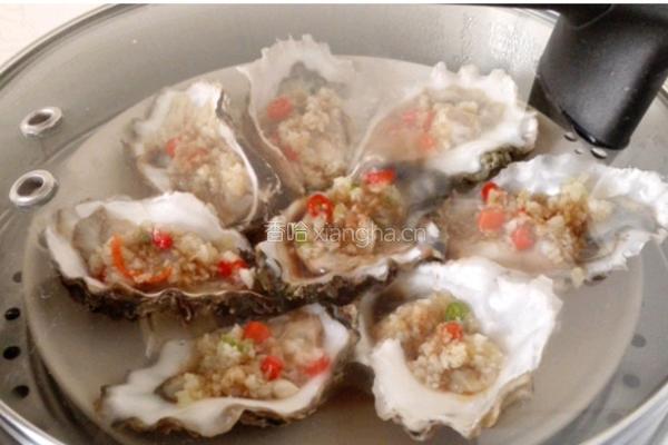 蒜蓉蒸生蚝的做法图解6