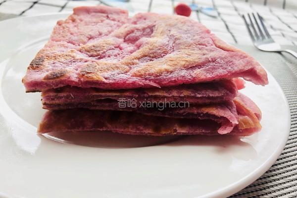 紫薯千层饼的做法图解2