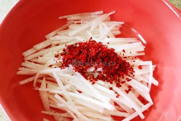 韩式辣萝卜丝（附送酸甜萝卜丝做法）的做法图解7