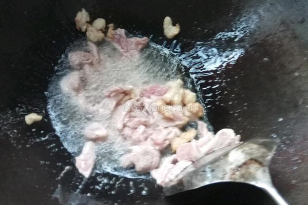 坛子豆角炒肉的做法图解4
