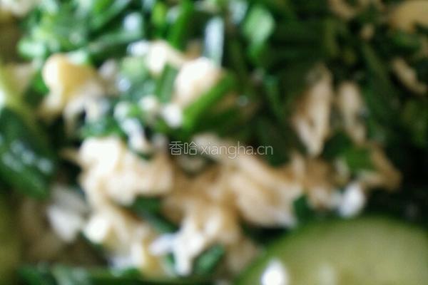 韭菜鸡蛋凉面的做法图解8