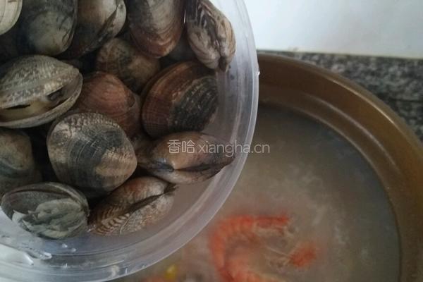 金银海鲜粥的做法图解8
