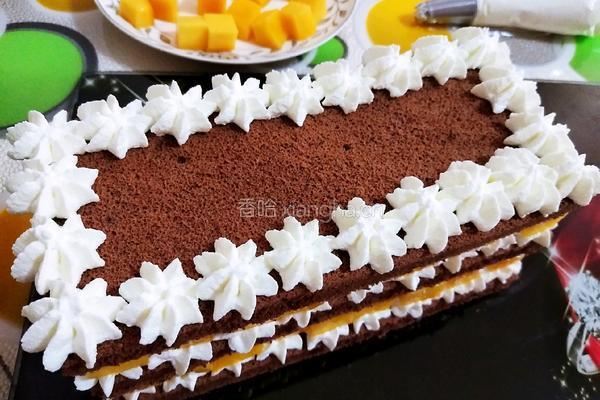 芒果奶油裸蛋糕的做法图解27