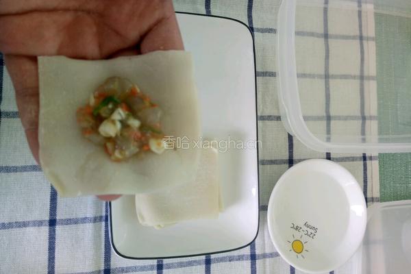虾仁玉米小馄钝的做法图解4