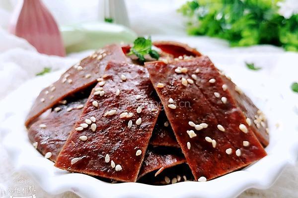 自制猪肉脯的做法图解18