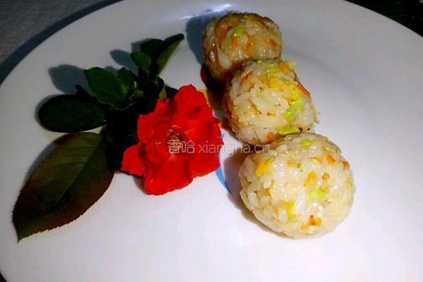 海鲜杂蔬小饭团 让孩子爱上吃饭的做法图解14