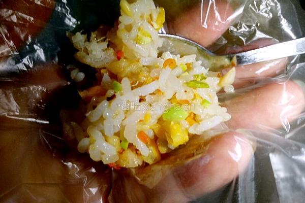 海鲜杂蔬小饭团 让孩子爱上吃饭的做法图解12