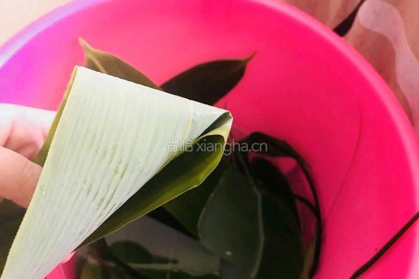 香菇叉烧粽的做法图解6