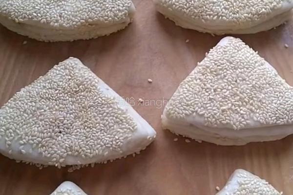 香脆芝麻饼的做法图解16