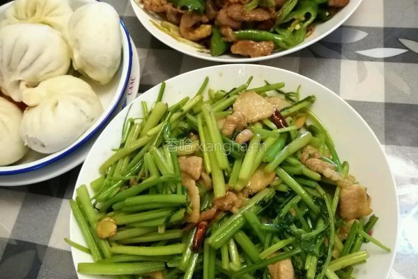 家常芹菜炒肉的做法图解6