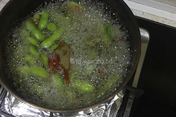 卤毛豆的做法图解4
